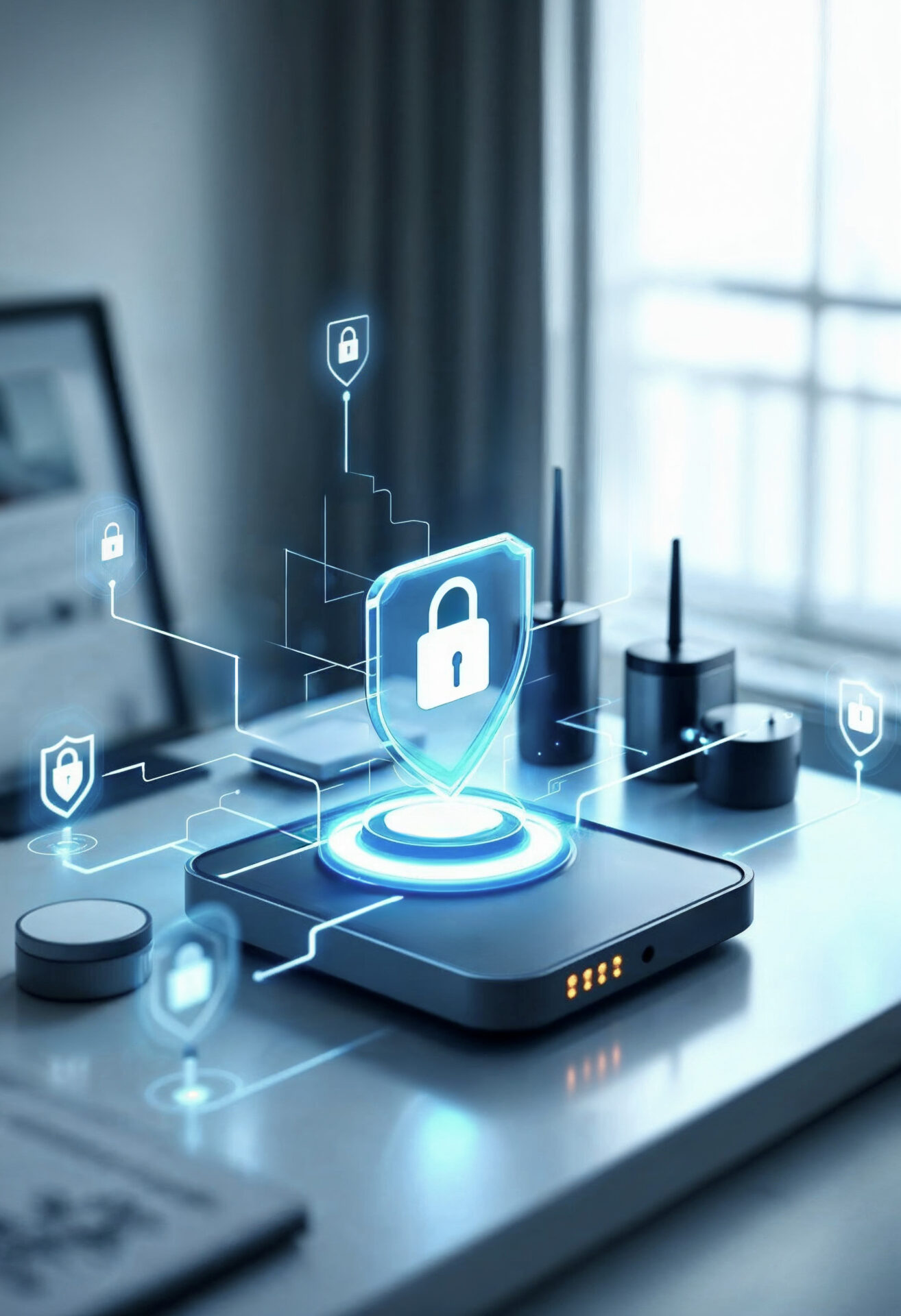 cybersecurity data protection concept